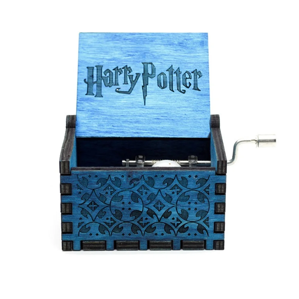 

Harry Potter Power Game Music Box Classical Cranked Wooden Music Box Entirely Handmade Creative Music Box