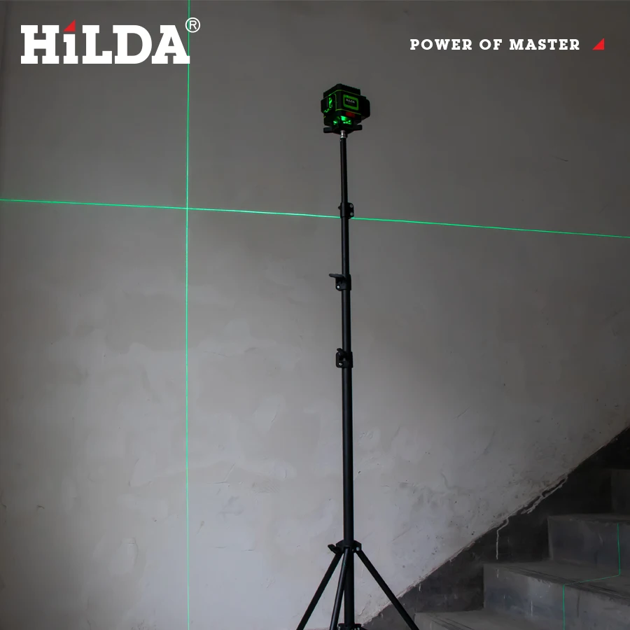 Laser Level Tripod Adjustable Height Thicken Aluminum Stand For Self Leveling 1.2M/1.5M/3M