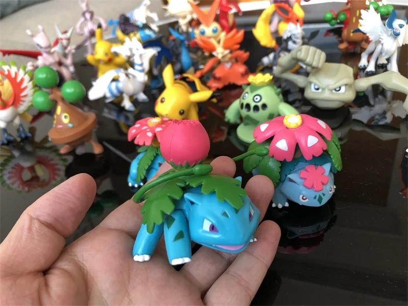 Большой размер Wartortle Charmeleon Delphox Ivysaur Venusaur MEGA Аниме фигурки Модель