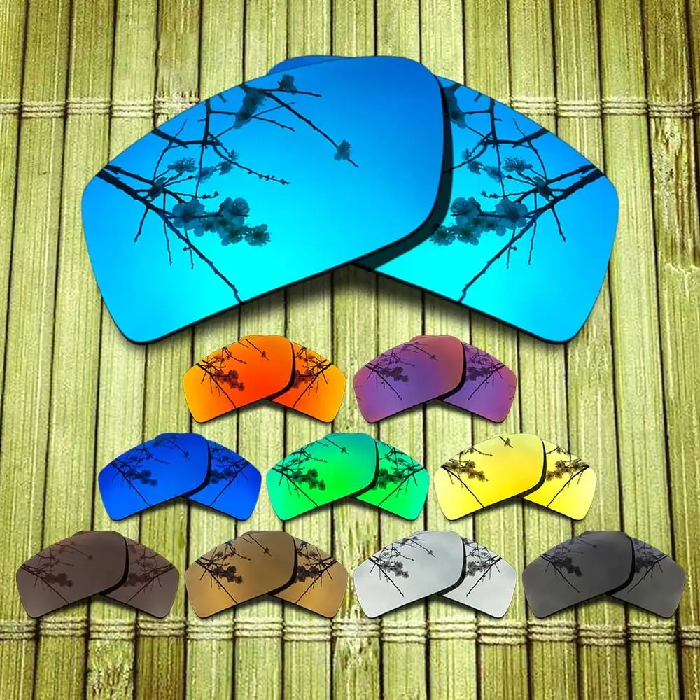 Поляризованных Сменные линзы для-солнцезащитные очки Oakley Gascan, солнцезащитные очки Рамка-настольная лампа из хрома и красный сочетают в себе варианты