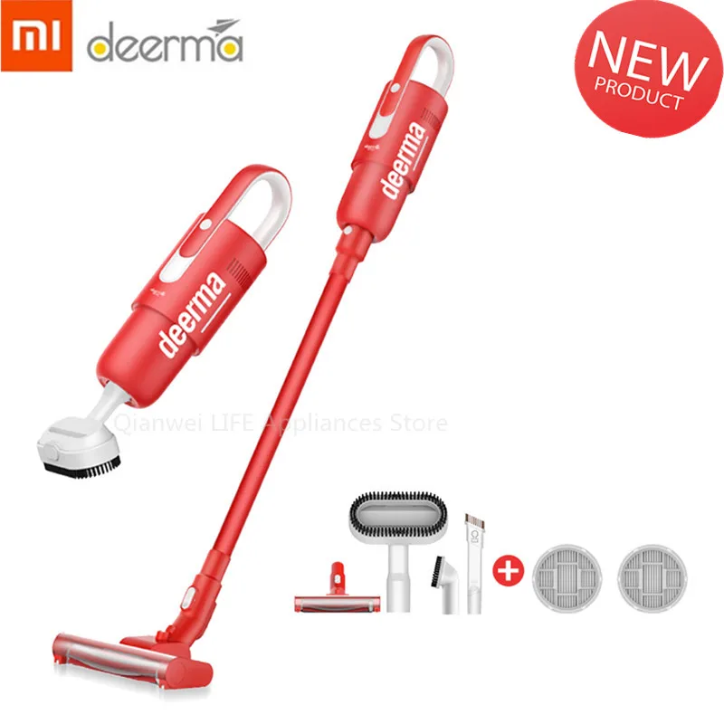 

Xiaomi Deerma DEMVC21 Wireless Vacuum Cleaner Handheld Household Sweeper Strong Suction Low Noise Aspirator Cleaning Machine
