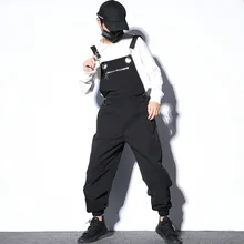 Мужские повседневные штаны на молнии, уличные штаны-шаровары, мужские и женские комбинезоны в стиле хип-хоп