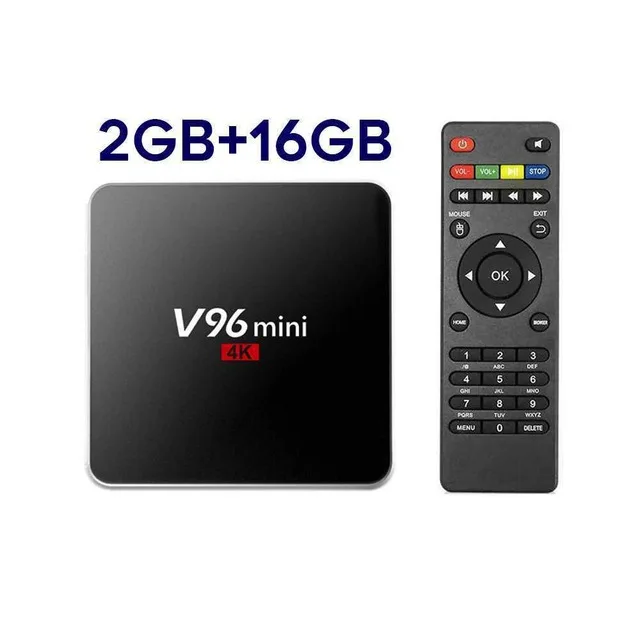 V96MINI 2GB 16GB V96mini ящик для andorid Android 7,1 Смарт ТВ коробка Allwinner H3 2 Гб Оперативная память 16 Гб H.265 2,4G Wi-Fi YouTube Декодер каналов кабельного телевидения медиаплеер HD 4K - Цвет: V96MINI 2GB 16GB