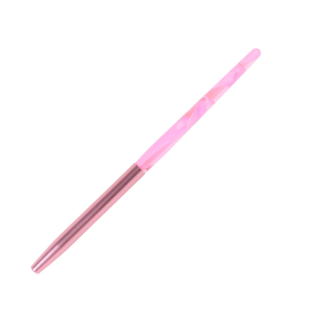 BQAN, 10 шт./партия, 6#, розовая акриловая ручка, колонок, Соболь, кисти для ногтей, для дизайна ногтей, с крышкой, инструмент для маникюра
