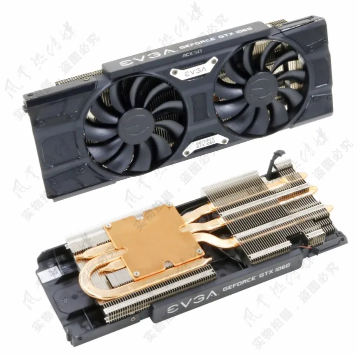 Подходит для радиатора видеокарты EVGA GTX1060 ACX3.0 совместимого с общественной
