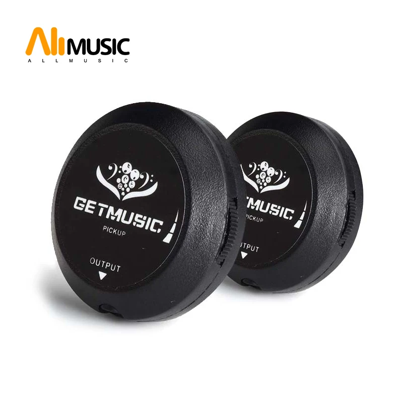 

GETMusic Transducer Acoustic Guitar Pickup Piezo Contact Microphone for Kalimba Acoustic Classical Violin Ukulele Mandolin