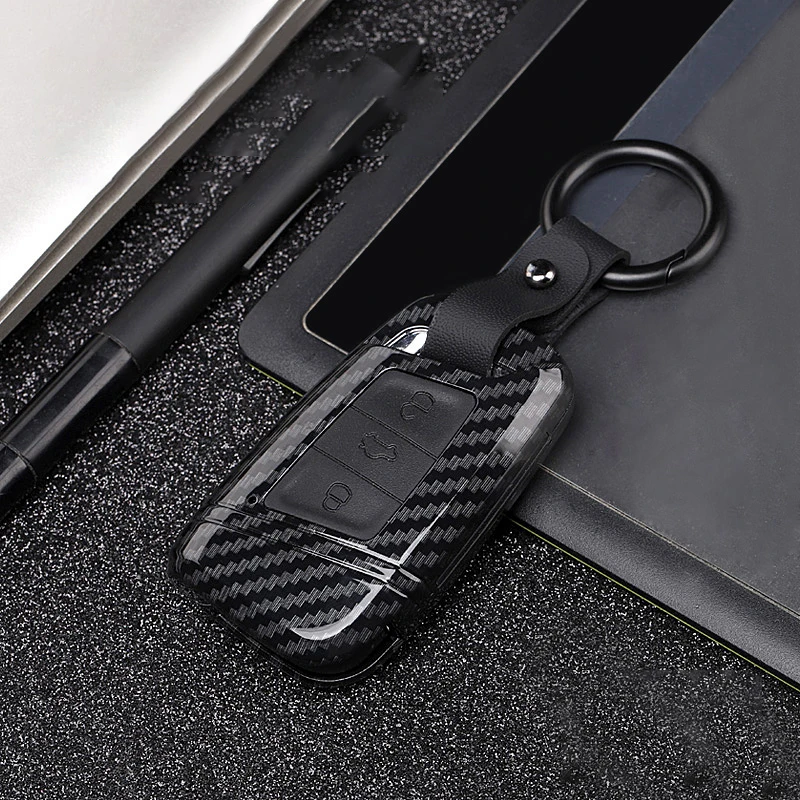 

ABS plastic+silicone Car Key Case Cover For Skoda Superb A7 Kodiaq For VW Magotan Passat B8 VW Golf Gte TIGUAN MK2 Accessorise