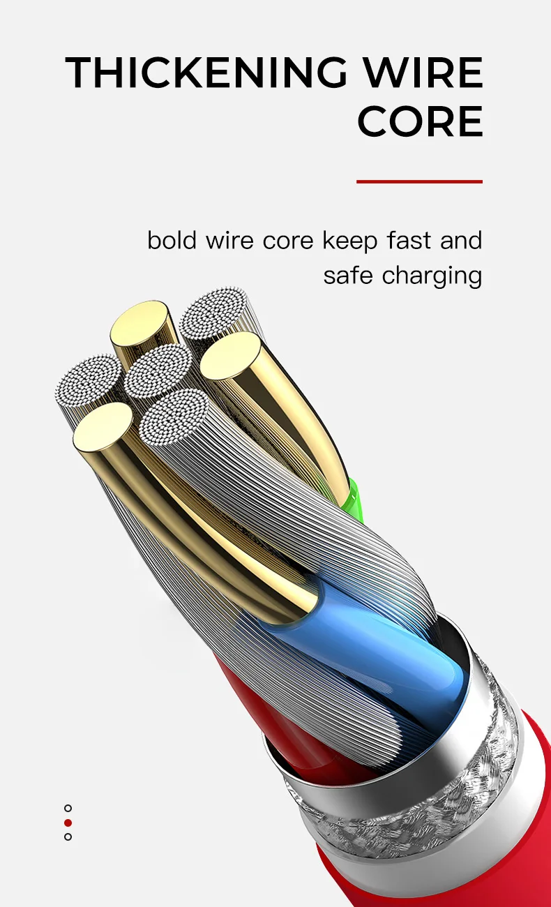 IONCT микро USB кабель 3A быстрой зарядки передачи данных Microusb провод для Samsung Xiaomi Android мобильный телефон, кабель Micro зарядное устройство USB