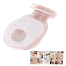 

10PCS Two-piece System Colostomy Bags Disposable Ostomy Drainable Single Pouch eyelashes care bears micro applicator brush