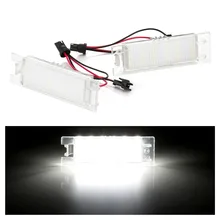 2 шт. автомобильный Стайлинг светодиодный фонарь номерного знака для Vauxhall Opel Astra H J Corsa C D Insignia Tigra B Twintop Vectra C Zafira B OPC