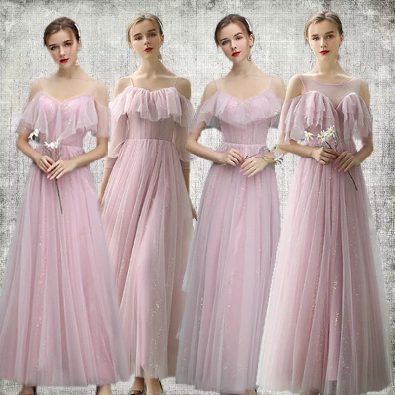 Long Bridesmaid Dress Sweet 2020 A Line ...