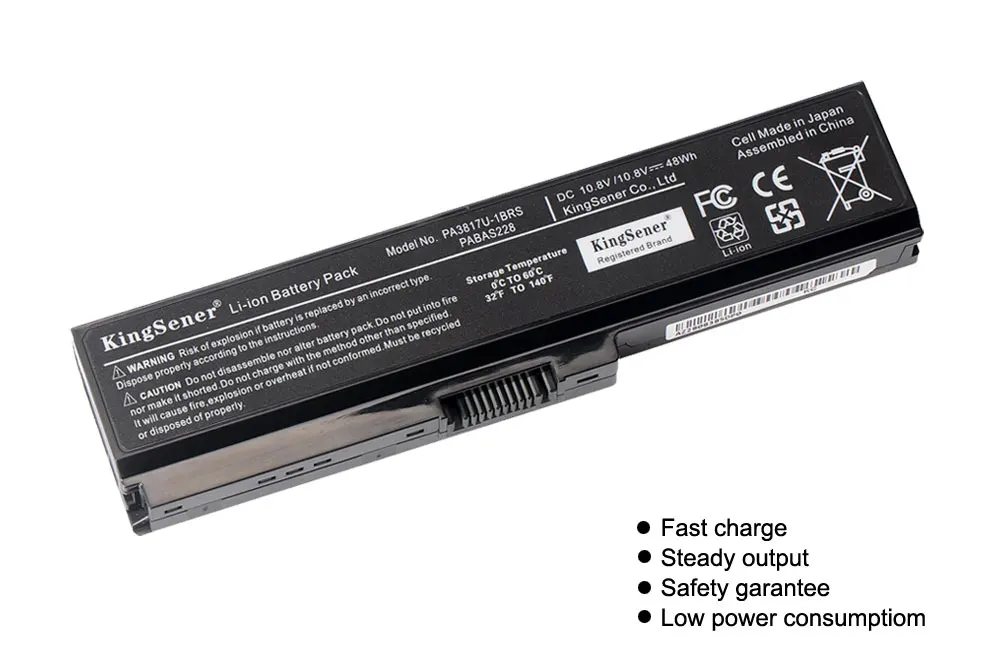Kingsener-bateria para Toshiba Satellite A660 C640 C600 C650 C655 C660 L510 L630 L640 L650 L770 L670 L3818u Baterias p/ laptop - Imagem 3