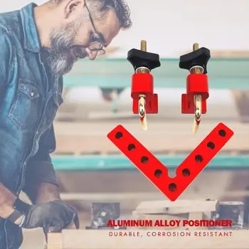 

90 Degree Woodworking Right Angle Clamp Picture Frame Clip Corner Clamps Support Dropshipping