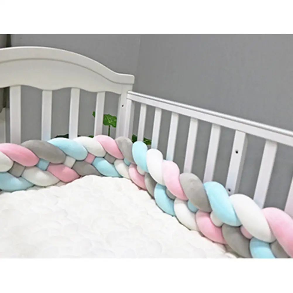 Kidlove 4 узел Детская кровать бампер кроватки бортики 4 косы детская кроватка защита для младенцев 2 м/3 м