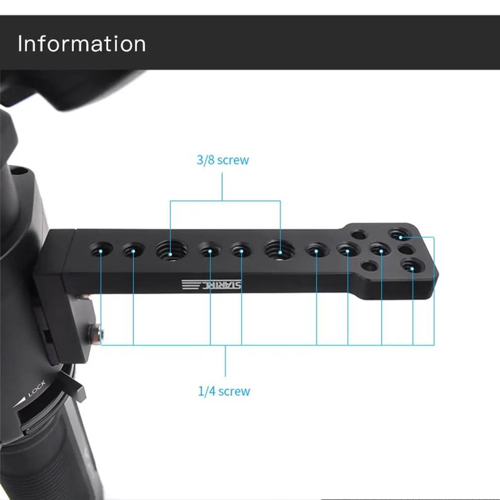 Алюминиевый сплав ручка рукоятка Расширенная ручная Поддержка монитор крепление для DJI Ronin SC стабилизатор