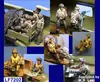 1/72 Scale Die-cast Resin WWII B-17 Flying Fortress Heavy Bomber Unit (10 People) Model Kit, Unpainted, Free Shipping 1