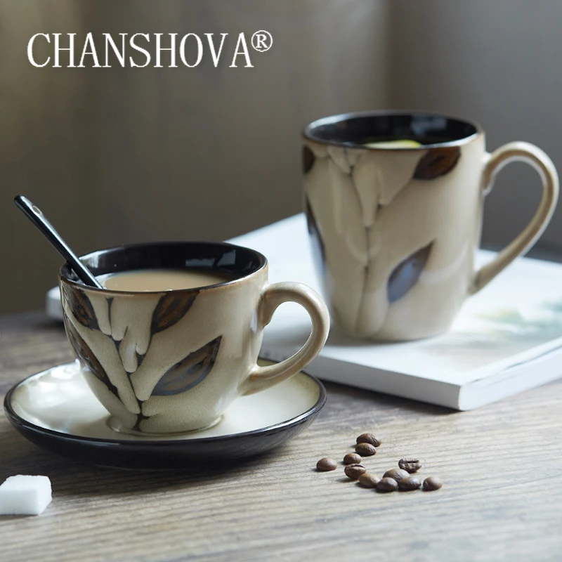 CHANSHOVA современный стиль керамическая 160 350 мл кофейная чашка и блюдце набор чайная