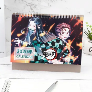 

2020 Anime Calendar Kimetsu No Yaiba Blade Of Demon Destruction Slayer DIY Cartoon Characters Calendars