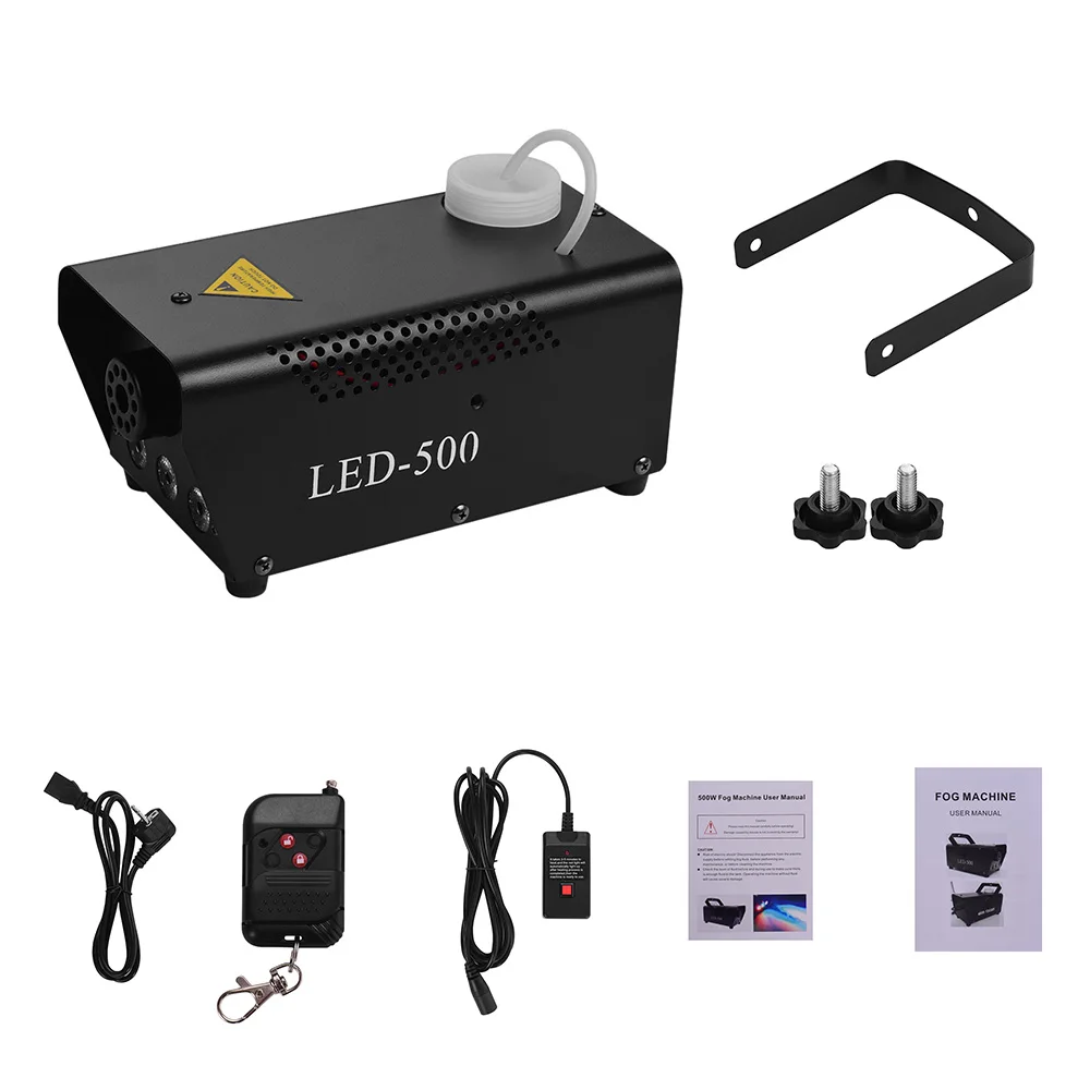 

Colorful Fogger Wired and Wireless Remote Control Fog Smoke Machine with RGB LED Lights Electric Music Instrument Parts