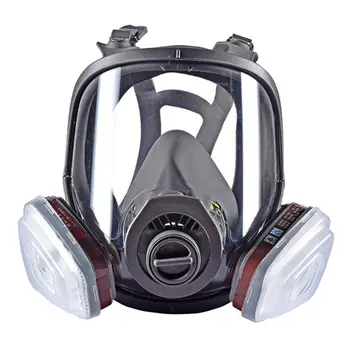 

Full Protective CoverRespirator Set Facepiece Defense Spray Painting Large Mask Protect