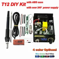 Electric Unit Digital Soldering Iron Station Temperature Controller Kits for HAKKO T12 Handle DIY kits LED vibration switch 1