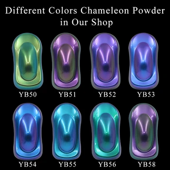 

Chameleon Pigments Color Acrylic Paint Powder Coatings Chameleon Dye for Automotive Crafts Ceramics