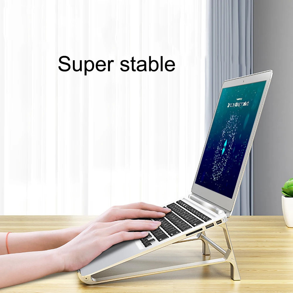 

2 in 1 Laptop Stand for MacBook Pro Notebook Stand Aluminium Vertical Alloy Tablet Stand Bracket Laptop Holder for Notebook