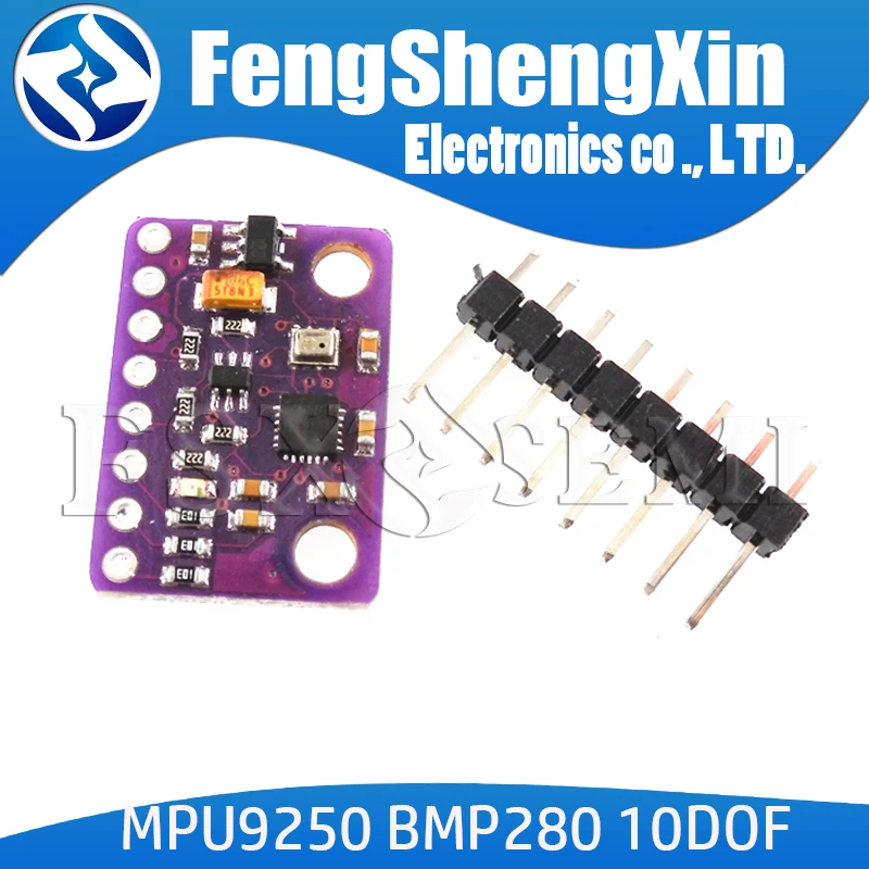 MPU-9250 MPU9250 BMP280 SPI интерфейс межсоединений интегральных схем/I2C 10DOF ускорение гироскоп-Компас 9-осевой Сенсор борту модуль GY-91 для Arduino 3-5V