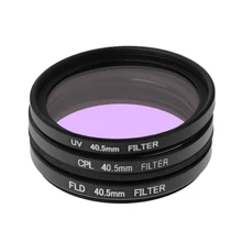 40,5 мм UV/FLD/CPL фильтр объектив+ Чехол Набор для sony Canon Nikon Olympus Fuji