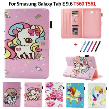

Coque For Smasung Galaxy Tab E 9.6 T560 SM-T560 T561 Case Cute Unicorn Cartoon Tablet Cover For Samsung Tab E 9.6 Case Fundas