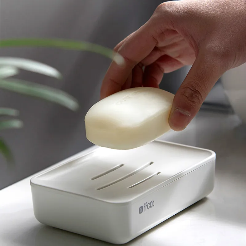 

Creative bathroom countertop soap box bathroom soap box wash table soap box drain hole soap tray WF11051055