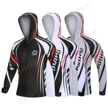 

2020 Fishing Shirt For Trekking Climbing Fishing Clothes Fishing Clothing Long Sleeve Men Jacket Sun protection Breathable Coat