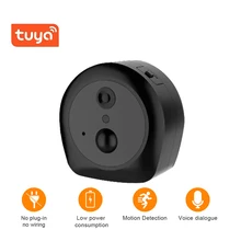 

Tuya HD 1080P Mini Wireless Camera IP Rechargeable Security Cam Indoor Alarm Small Video PIR Cam Wifi Low-Power Battery Cam