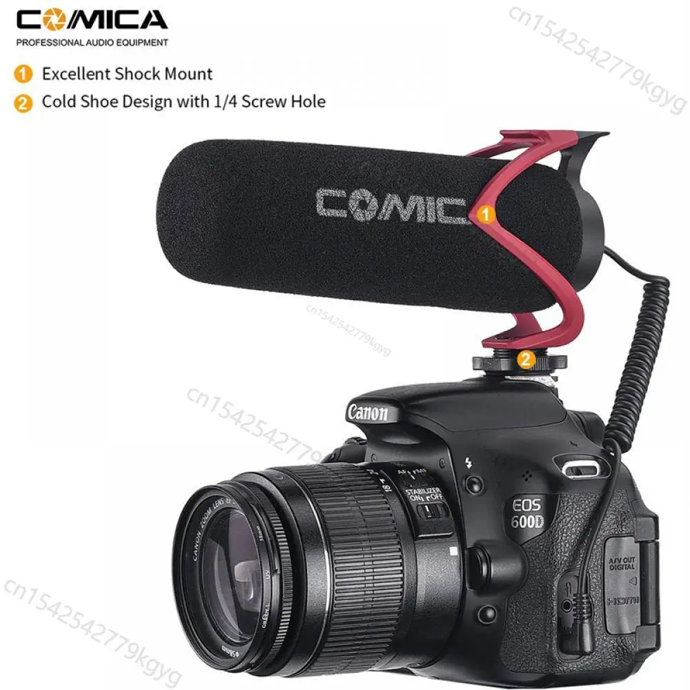 Микрофон Comica CVM-V30 LITE конденсаторный микрофон для цифровой зеркальной камеры Canon