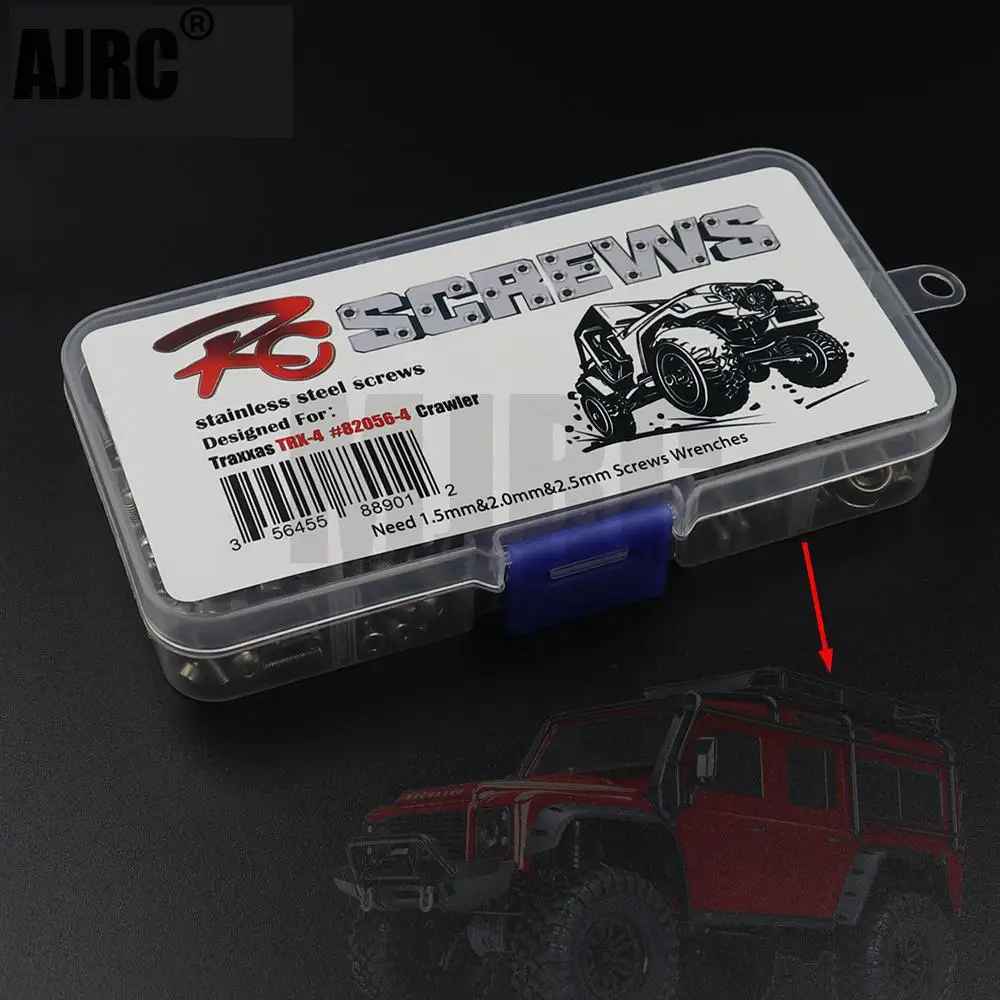 RC автомобильный винт нержавеющая сталь коробка с винтами набор инструментов для