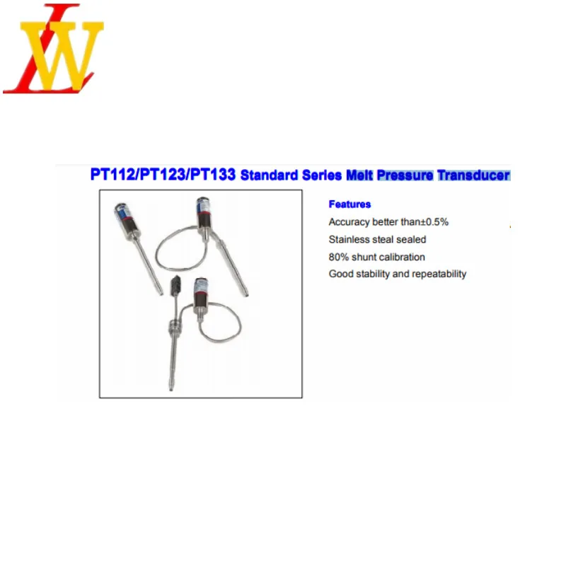 PT133 PT112 PT123 series sensor melt pressure transducer