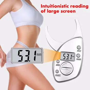 

Face-Lifting Digital Caliper Fat Clip Fat Measuring Instrument Tallow Plier Tallow Instrument Skin Pleat Thickness Gauge
