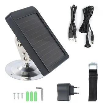 

Hunting Camera 7V Solar Panel Power Pack Battery Solar Panel Charger External Power For Trail Cam HC300 HC300M Wild Trail Camera