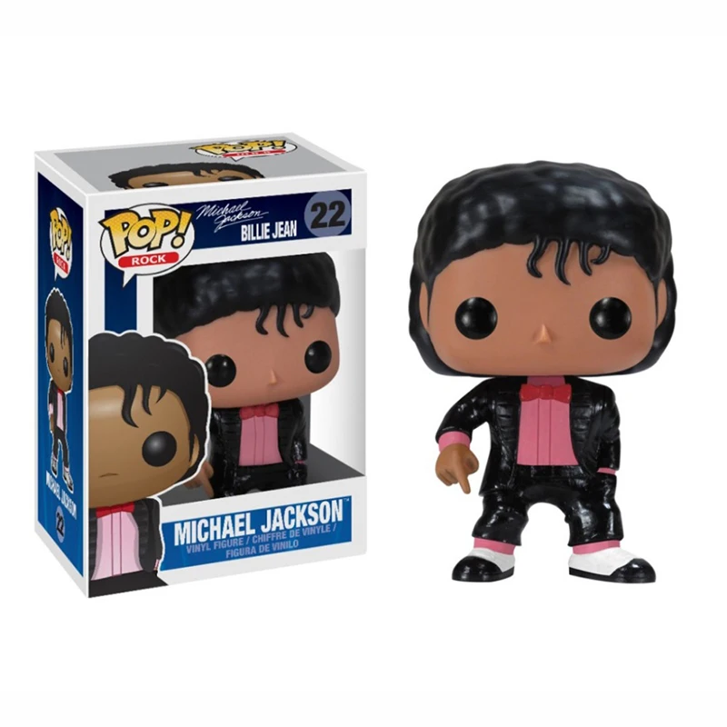 FUNKO POP Майкл Джексон Виниловая фигурка#22 BILLIE JEAN коллекция экшн-игрушек Виниловая фигурка куклы Подарки для детей