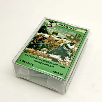 

WARRIORS 1/35 WWII German Waffen Panzerjager Pair (Winter Dress) Resin Soldier Kits (2 Figures/Set) Box Packing