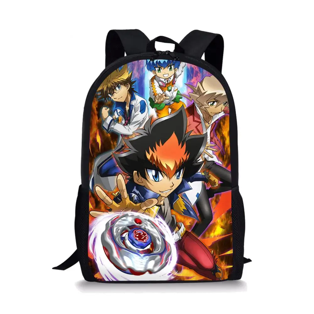 CDZHL853C 3 шт./компл. мультфильм аниме Beyblade печать школьная сумка для подростков, для мальчиков, для детей, школьные рюкзаки, Детские Студенческая книжная сумка для хранения канцелярских принадлежностей - Цвет: CDZHL853C