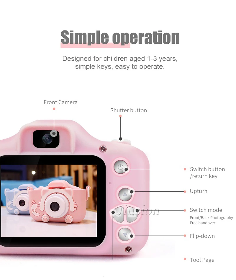 Digital Children's Foto Kamera Mini Child Video Photography Webcam Kinder  Picture Camera Enfant Kids Toys Dv Cam For Boys Girls - Point & Shoot  Cameras - AliExpress