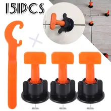 

15pcs/set Reusable Tile Leveling System Tile Spacer Wall Leveler Wedges Spacers Flooring Carrelage Leveling System Locator Plier