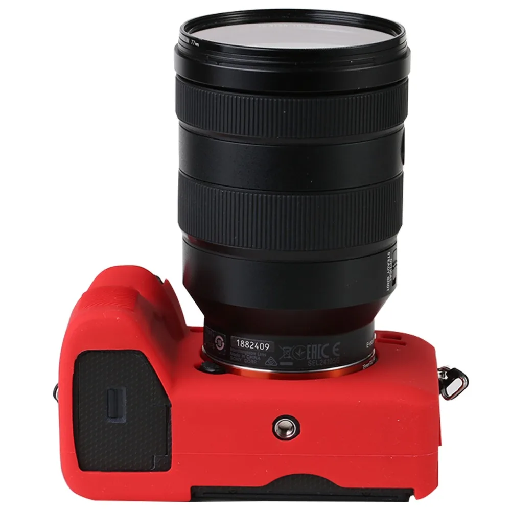 Мягкий силиконовый резиновый чехол для камеры, сумка для sony A7R IV A7R4 A7R mark 4, защитный чехол для тела с тканью для очистки