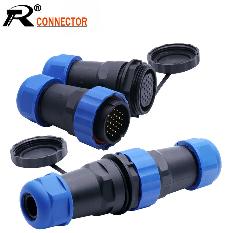 Jogos de Soquete Waterproo Aviador Conector de Aviação sp Sd28 Soquete Macho Mais Fêmea Pinos Ip68 Sp28 28 mm 10