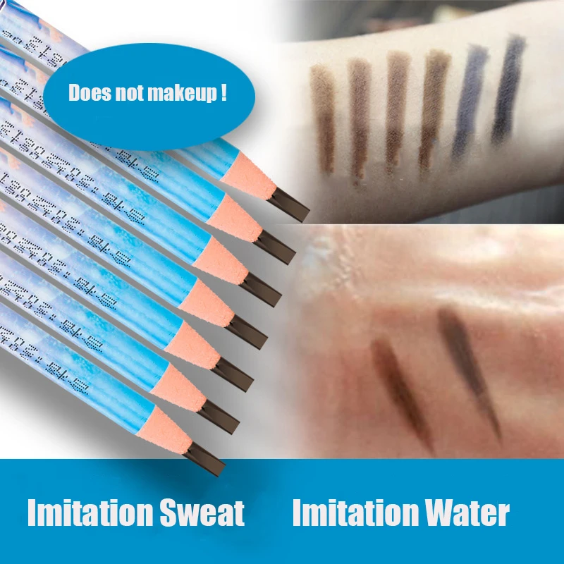 

Eyebrow Pencil 1pcs Eyebrow Shade Waterproof Microblading Pen Lasting Eyebrow Enhancer Easy Wear Eye Brow Tint Dye Makeup Tool