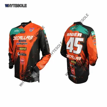 Camiseta de motocross enduro para hombre, maillot de secado rápido para descenso MX, ciclismo de montaña, DH, 2020