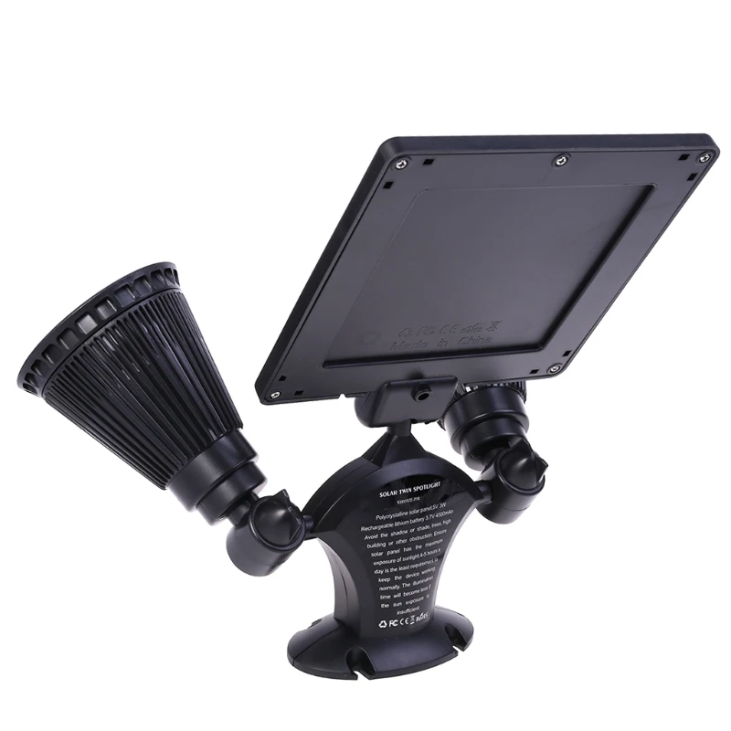 12 LED Solar Lights Motion Sensor Outdoor Rotatable Security Light For Yard