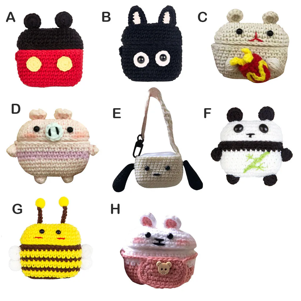 For AirPods Pro 2019 Case Knitted Lovely plush Anti-lost Protective Skin Cover For Air-Pods 3 Airpods Accessories 2019 1104#C