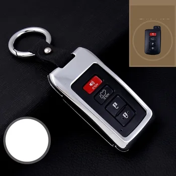 

Car Remote Key Case Protective Cover Shell For Toyota Camry Corolla Avalon Rav4 Land Cruiser Car Remote Key Holder Protector